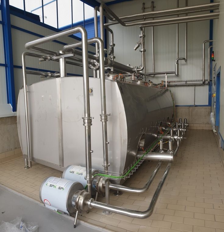 Process tank, pumps and stainless pipework installed by Heffmech